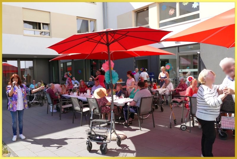 Sommerfest auf der Terrasse