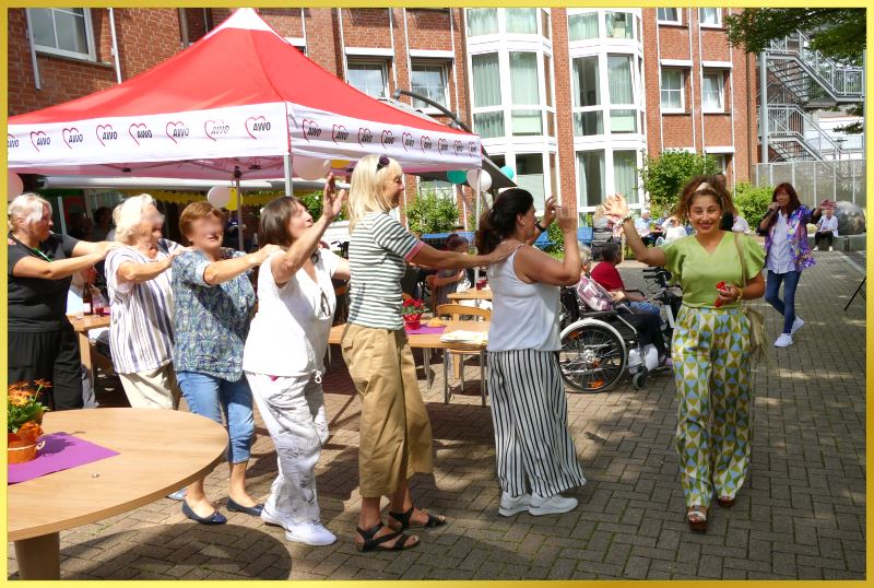 AWO Polonaise beim Sommerfest